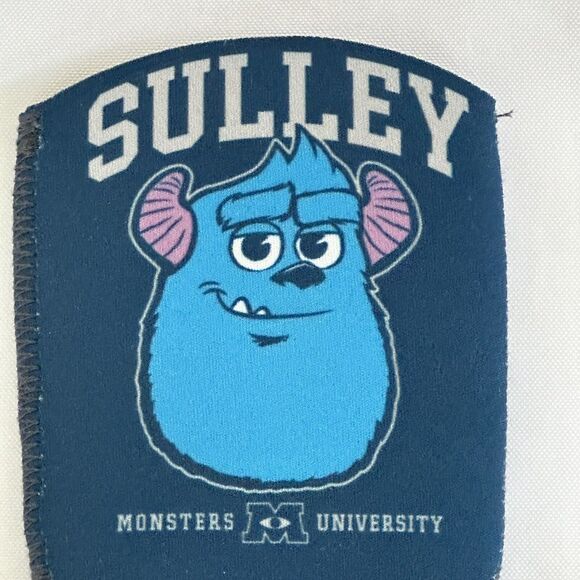 Sulley Monster University Beverage Holder Disney Pixar Monsters Inc Can Cozy - Picture 8 of 12